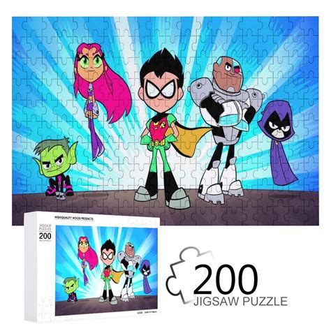 Teen Titans Go Puzzle 200 Pieces Jigsaw Puzzles For Adults Families