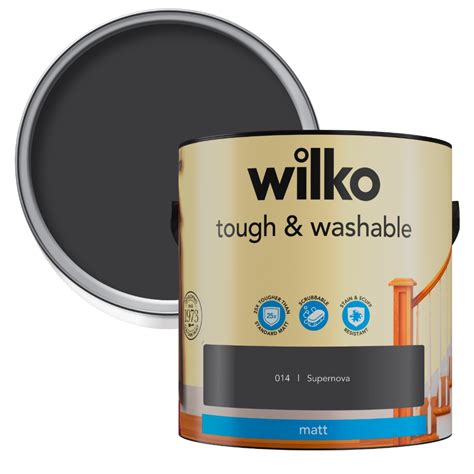 Wilko Tough Washable Supernova Matt Emulsion Paint 2 5L Wilko