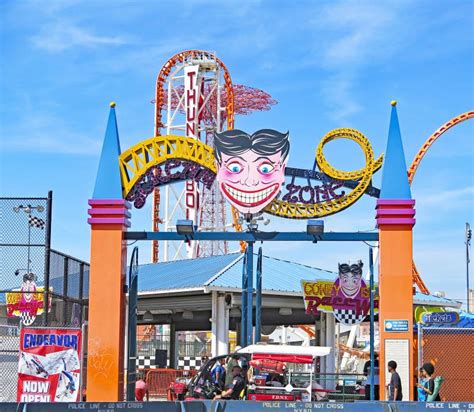 Coney Island Seaside Fair New York Editorial Photography Image Of