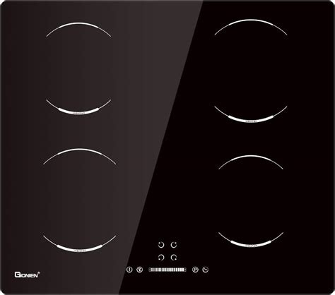 Gionien Plug In Induction Hob 2 Ringsdomino Hobs30cm Electric Cooktop