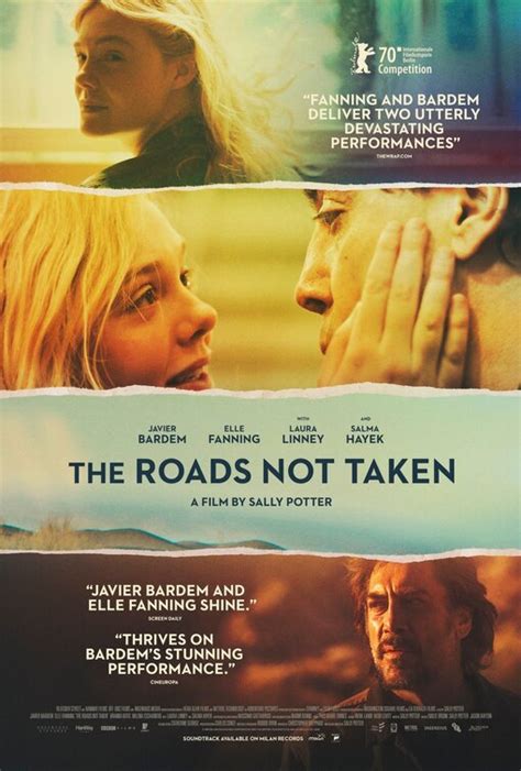 The Roads Not Taken Movie Poster (#2 of 2) - IMP Awards