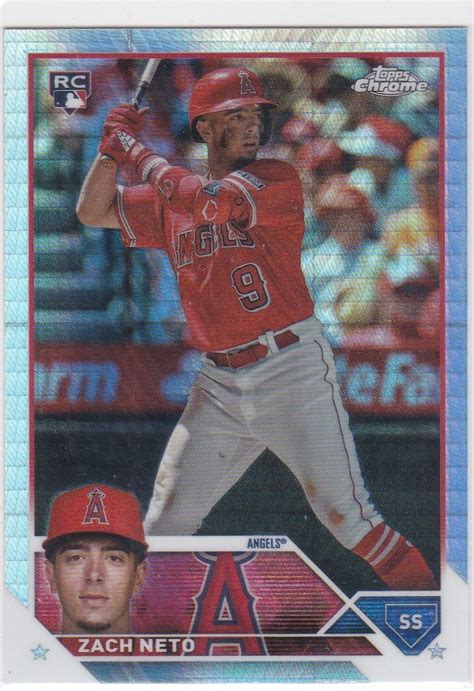 Yahoo Zach Neto Angels Rc Topps Chrome Updat