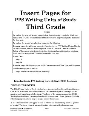 Fillable Online Pps K12 Or Grade 3 Portland Public Schools Pps K12