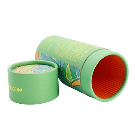 Custom Food Grade Biodegradable Round Cylinder Kraft Food Cardboard Paper Tube Packaging Cans