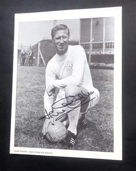 JACK CHARLTON LEEDS United, England World Cup 1966 signed full page ...