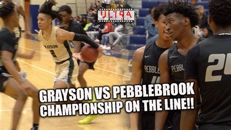 Grayson Vs Pebblebrook Needs Overtime In Championship Game Full