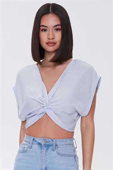 Twist Front Crop Top