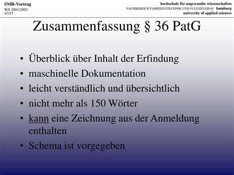 Ppt Patentanmeldung Powerpoint Presentation Free Download Id6639842