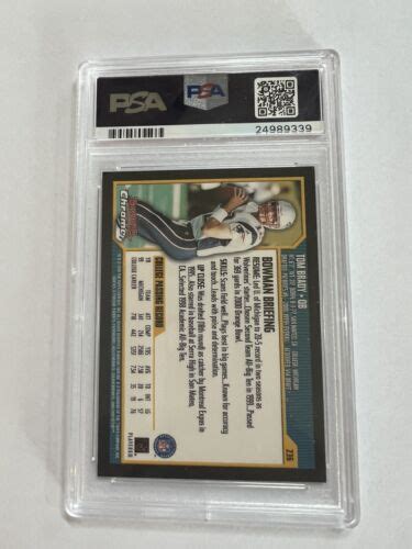 Search Collect On Twitter 2000 Bowman Chrome TOM BRADY RC Rookie