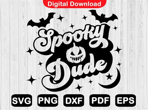 Spooky Dude Svg Boy Halloween Shirt Svg Kids Halloween Svg Spooky