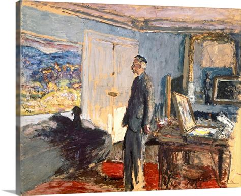 Portrait Of Pierre Bonnard In His Studio Painting By Edouard Vuillard