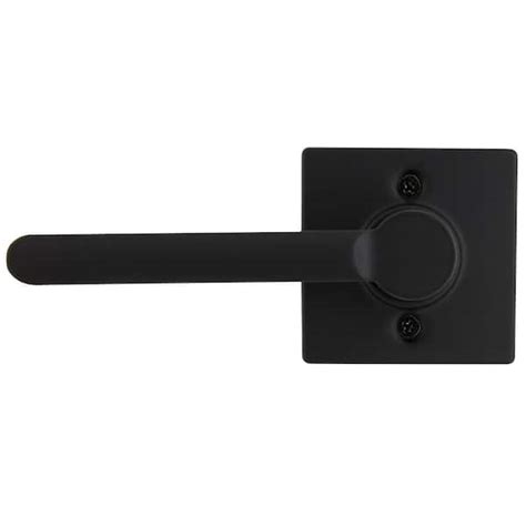 Defiant Tonebridge Matte Black Dummy Door Lever With Square Rose