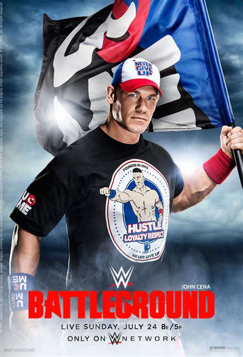 Wwe Battleground 2016 Official Poster By Jahar145 On Deviantart