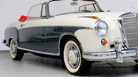 1960 Mercedes Benz 220 SE Ponton Cabriolet W128 Two Color Classic Benz