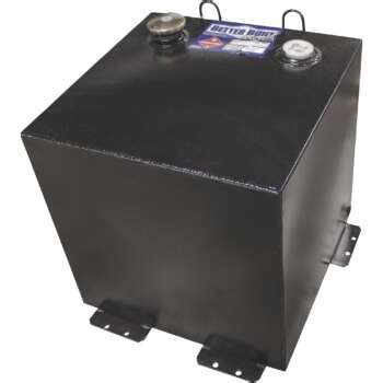 Better Built Steel Transfer Tank Gallon Capacity Square Black In L