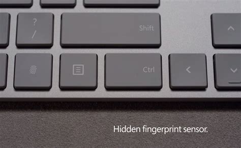 Microsoft Modern Fingerprint ID Keyboard » Gadget Flow