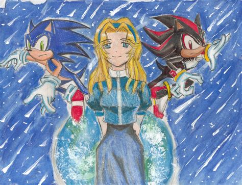 Sonic Shadow Maria by BoxcarChildren on DeviantArt