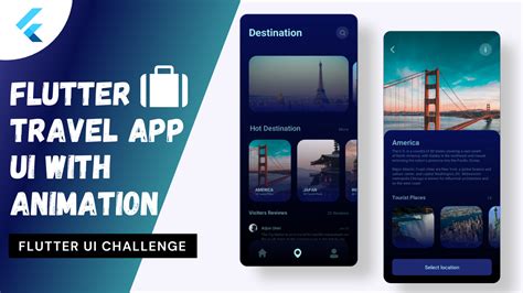 A Flutter Travel Guide App Ui With Animation