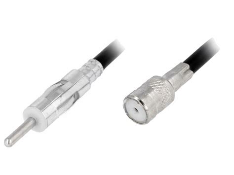 Adapter Antenowy DIN Wtyk ISO Gniazdo Z Przewodem 0 15m ZRS AA 3 Za