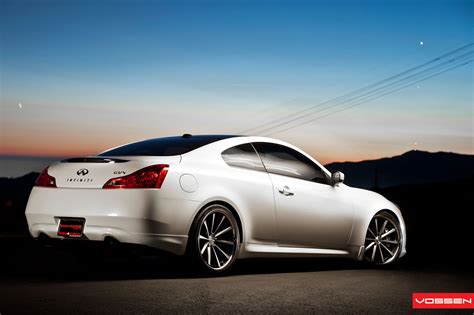 Pearl White Infiniti G37 Boasting Forged Rims By Vossen — Gallery