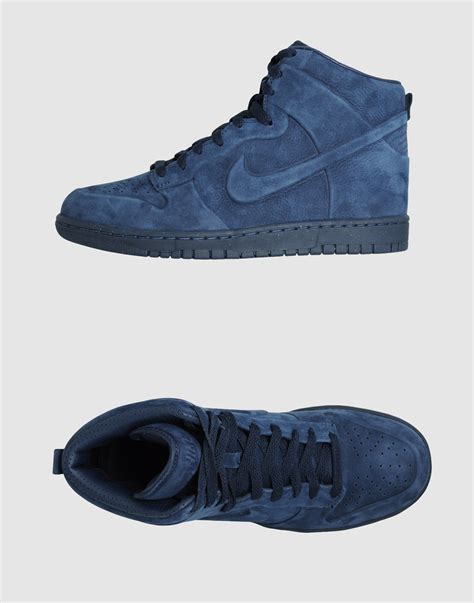 Nike High Top Sneakers in Slate (Blue) for Men - Lyst