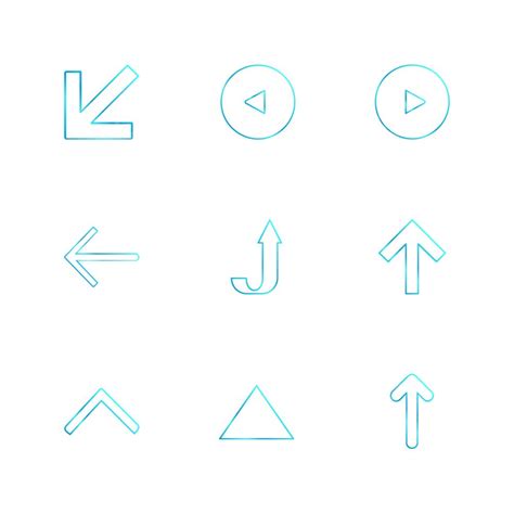 gambar panah panah penunjuk arah turun rancangan png  vektor