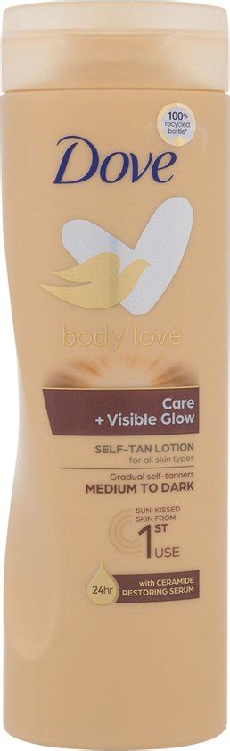 Dove Body Love Care Visible Glow Self Tan Lotion 400 Ml Medium To