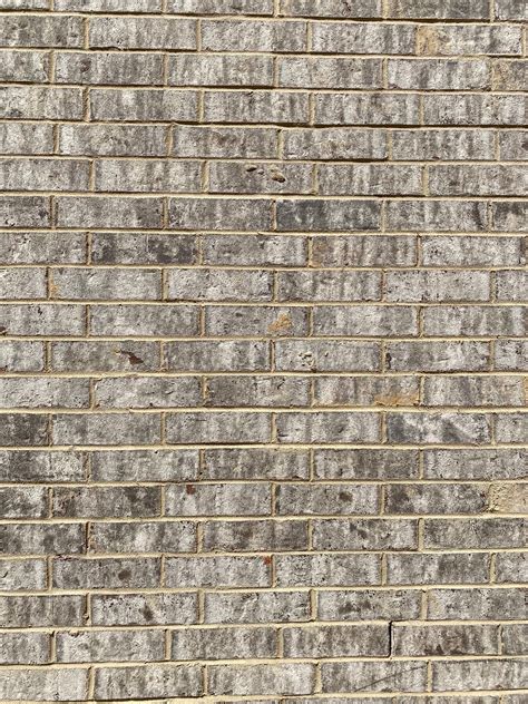 Slate Gray Brick With Lite Buff Mortar Grey Brick Slate Gray Brick