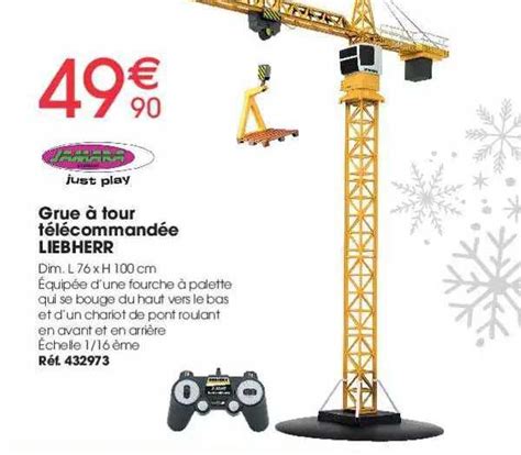 Promo Grue Tour T L Command E Liebherr Chez Brico Pro Icatalogue Fr