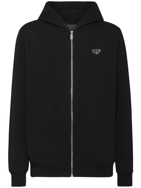 Philipp Plein Iconic Pleine Hoodie Black Farfetch