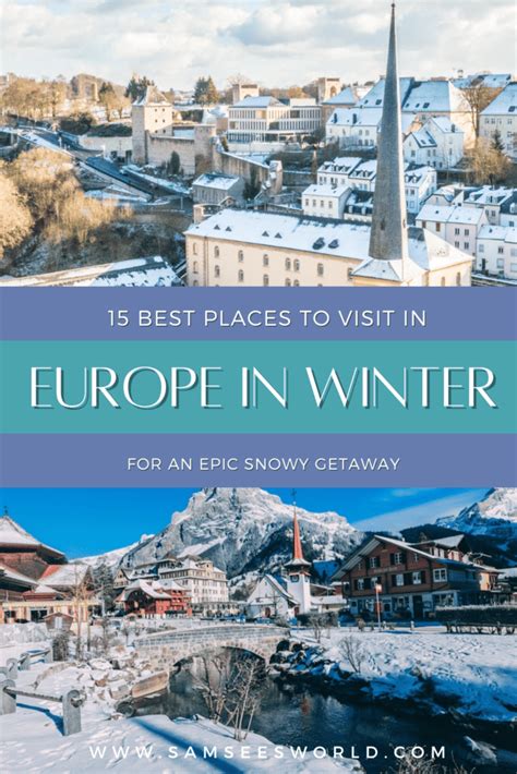 15 Best Places to Visit in Europe in Winter for an Epic Snowy Getaway ...