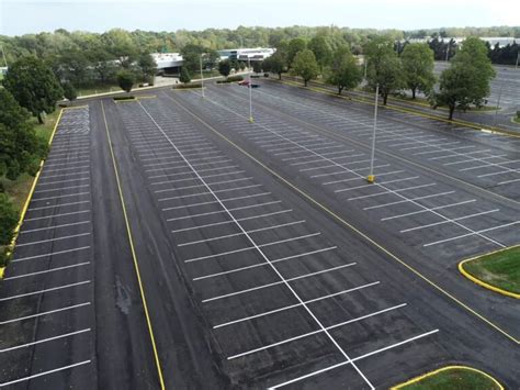 Charlotte NC Parking Lot Striping Line Painting