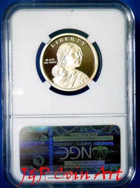 2014 S Sacagawea Dollar Ngc Pf69 Ultra Cameo Portrait Label