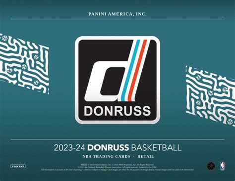 NBA 2023 24 PANINI DONRUSS BASKETBALL FAT PACK Trading Card Journal