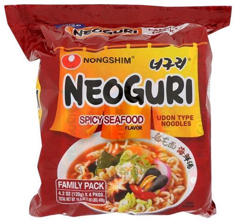 Nong Shim Noodle Neoguri Spc 4pk 16 9 Oz Pack Of 4