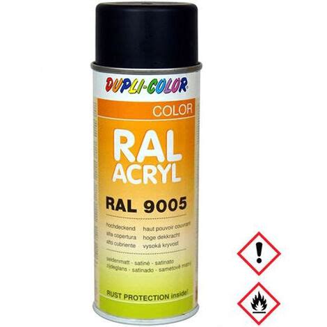 Dupli Color Acryl Spray Ral Lack Tiefschwarz Matt Ml