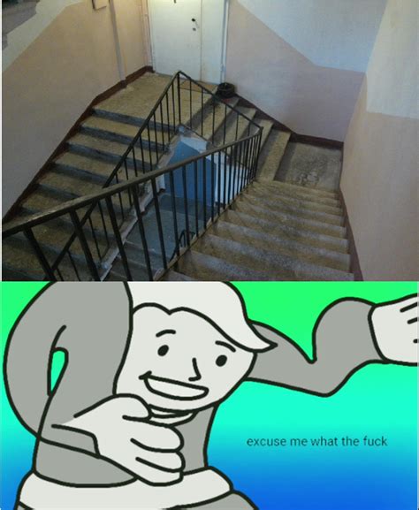 KHE ALGUIEN ME ESPLIQUE LA LOGICA EN ESTAS ESCALERAS V Meme Subido