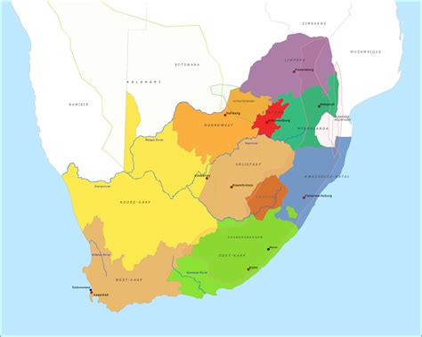 Topografie Zuid Afrika Topomania Net