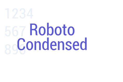 Roboto Condensed - Font Free Download