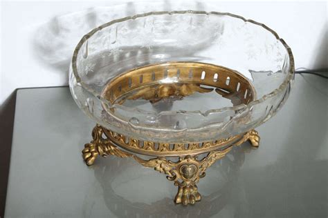 Beautiful Crystal Antique French Centerpiece For Sale At 1stdibs