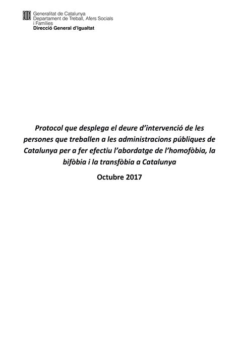 Protocol que desplega el deure dintervenció de les persones que