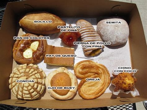 Pan Dulce Examples Mexican Sweet Breads Mexican Bakery Mexican Food