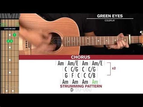 Green Eyes Guitar Cover Coldplay 🎸|Tabs + Chords| - YouTube in 2022 ...