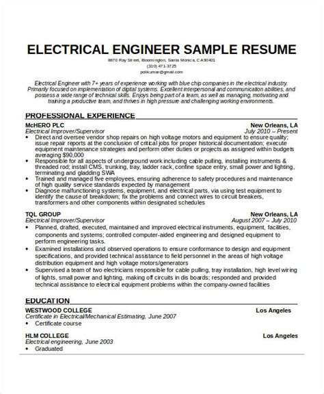 Sample Resume For Fresh Graduate In Civil Engineering Free Samples