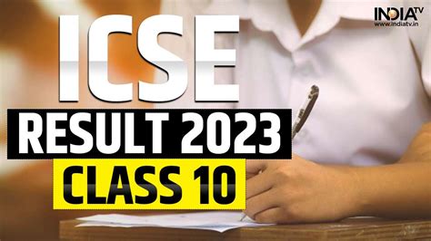 Icse 10th Result 2023 Likely Today Know Where How To Check India Tv