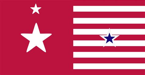 I recreated the alternate American flag from the failed revolution mod