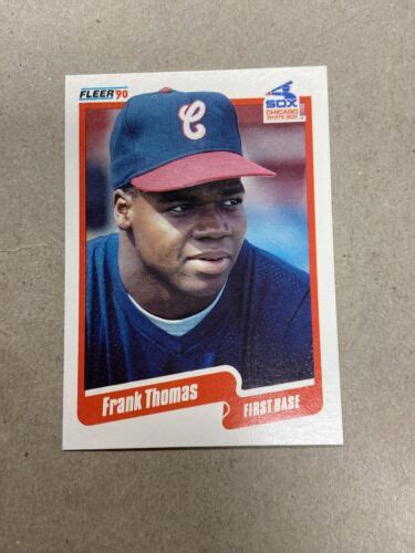 Frank Thomas Chicago White Sox 1990 Fleer Update Baseball Card U87