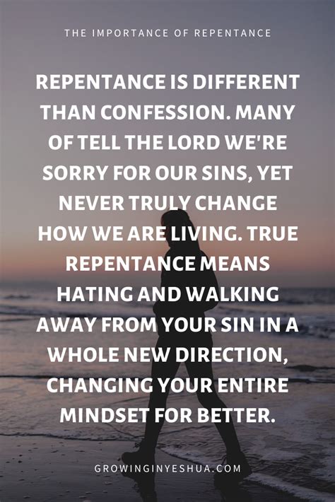 The Importance Of Repentance Growing In Yeshua Repentance True