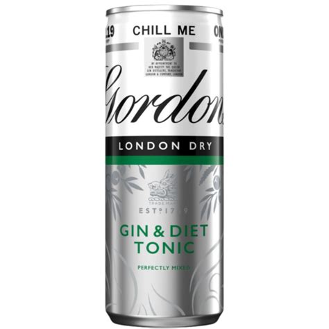 Gordon’s Dry Gin & Diet Tonic: Low-Cal Guilt-Free Enjoyment