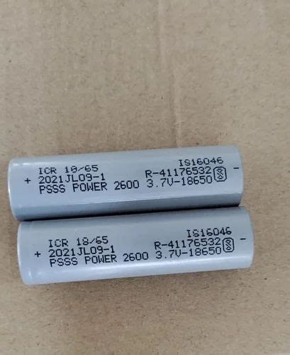 PSSS POWER 3 7v 18650 2600mah Rechargeable Li Ion Cylindrical Battery